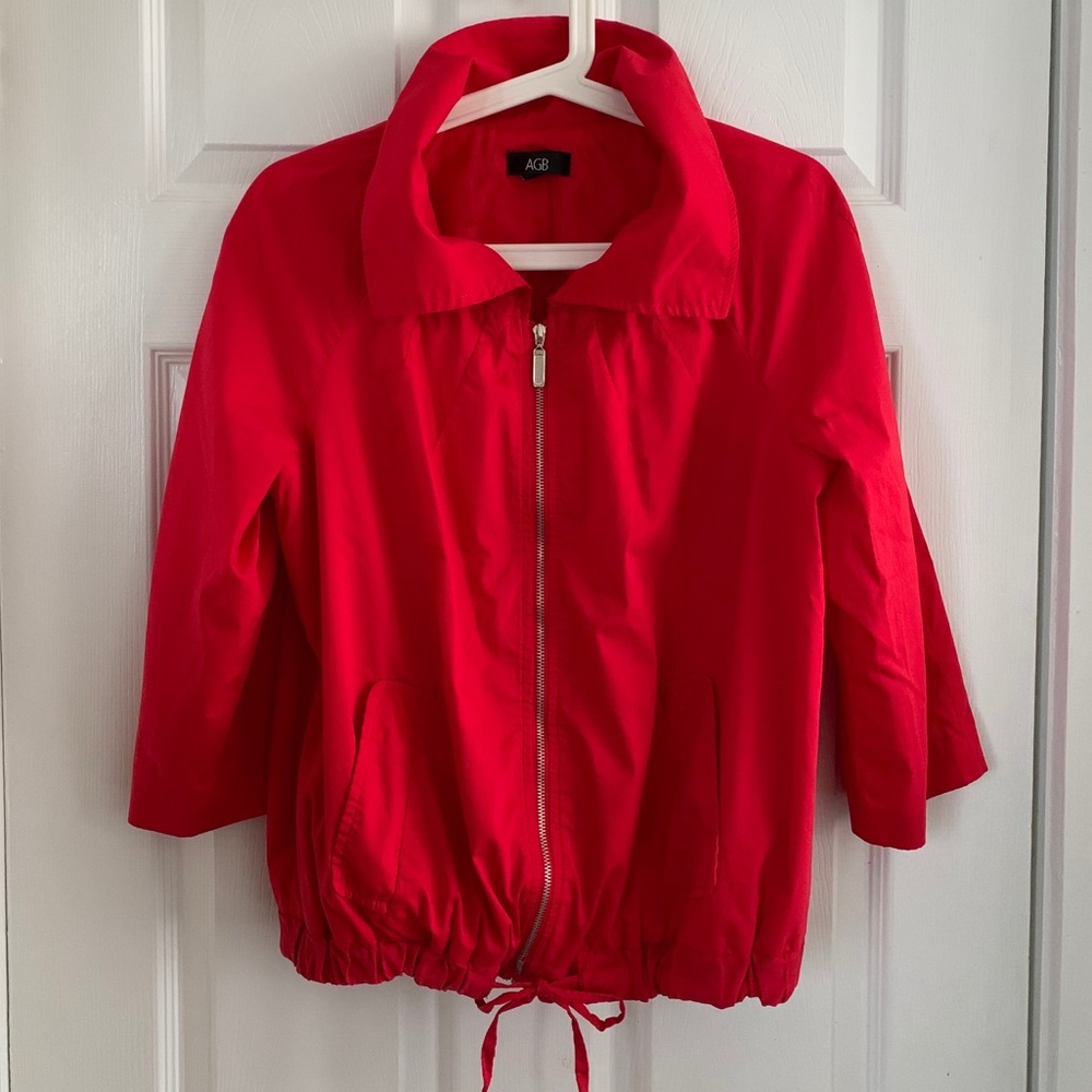 Vintage red AGB light jacket